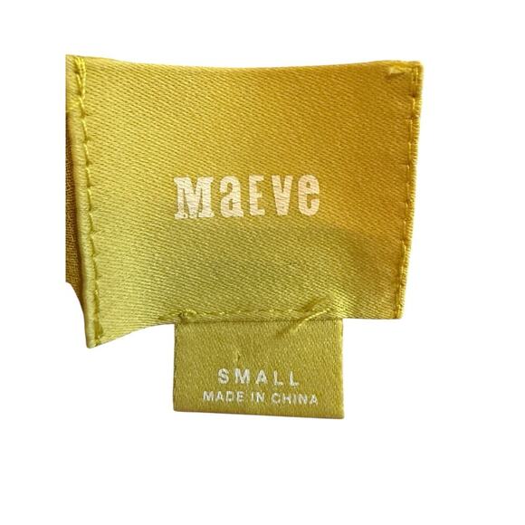 Anthropologie Maeve Sheer Silk Mullticolor Striped Blouse   S - Picture 3 of 10